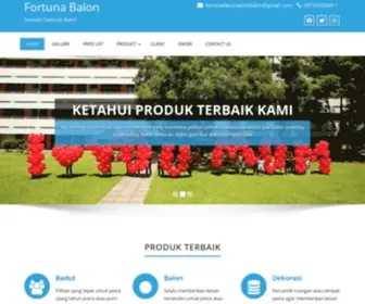 Fortunadekorasibalon.com(Fortuna Balon) Screenshot
