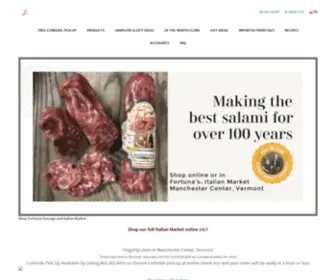Fortunasausage.com(Fortuna's Sausage & Online Market) Screenshot