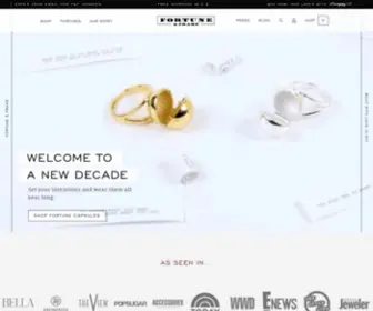 Fortuneandframe.com(Inspirational Jewelry with Meaning // Fortune & Frame) Screenshot