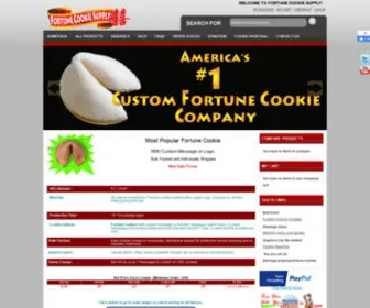 Fortunecookiesupply.com(Custom Fortune Cookies) Screenshot