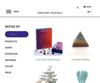 Fortunecrystals.com(Fortune Crystals) Screenshot