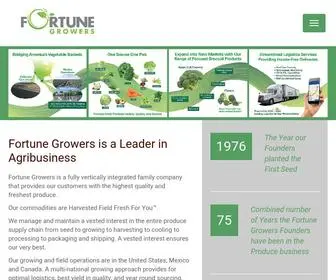 Fortunegrowers.com(Fortune Growers) Screenshot