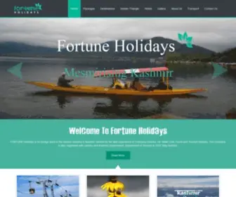 Fortuneholidaytravels.com(Fortune Holiday Travels one of the best tour and travel operator) Screenshot