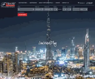 Fortunehotels.ae(Fortune Group of Hotels) Screenshot