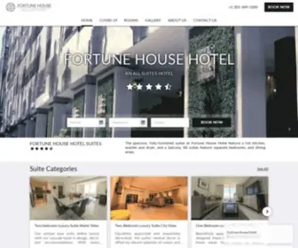 Fortunehousehotel.com(Fortune House Hotel Suites) Screenshot