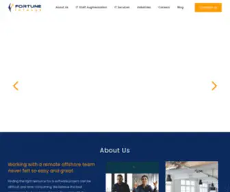 Fortuneinfosys.us(Fortune Infosys) Screenshot