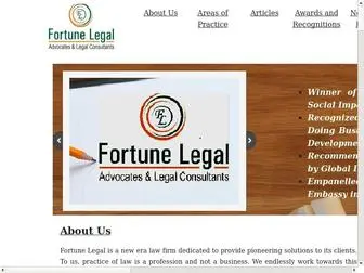 Fortunelegal.in(FortuneLegal Advocates and Legal Consultants) Screenshot