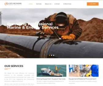 Fortunemarineenergy.com(Our Website) Screenshot