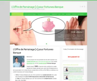 Fortuneo-Banque-L-Offre-DE-Parrainage.fr(ᐅ Parrainage Fortuneo) Screenshot