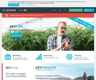 Fortuneo.be(Keytrade Bank Home) Screenshot