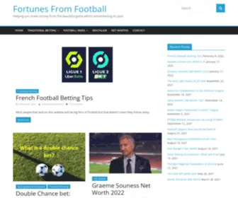 Fortunesfromfootball.com(Fortunes From Football) Screenshot