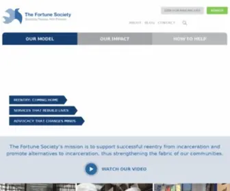 Fortunesociety.org(Our mission) Screenshot