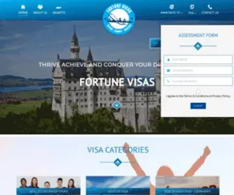 Fortunevisas.com(Fortune Visa) Screenshot