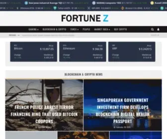 Fortunez.com(Markets, Crypto, iGaming News) Screenshot