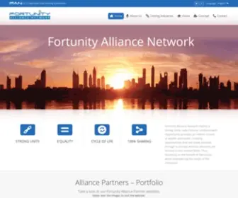 Fortunityalliance.com(Fortunity Alliance Network) Screenshot