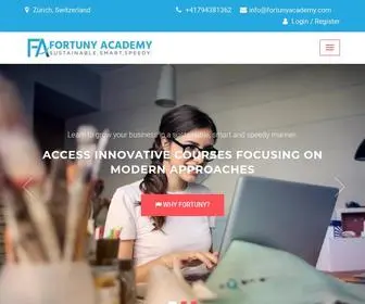Fortunyacademy.com(Online Courses) Screenshot