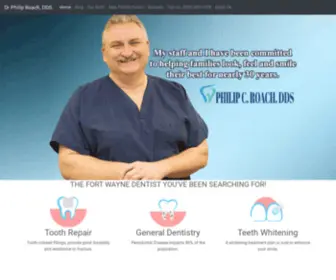 Fortwaynefamilydentistry.com(Fort Wayne Dentist Dr Philip Roach) Screenshot