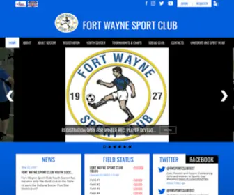 Fortwaynesportclub.com(Fort Wayne Sport Club) Screenshot