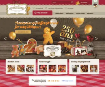 Fortwenger.com(Gingerbread, Small Alsatian Cake, biscuit und Bredele) Screenshot