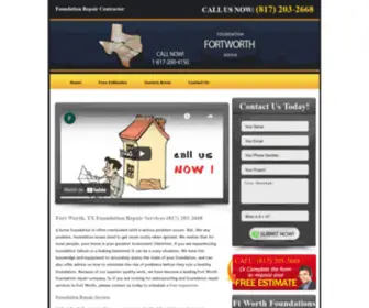 Fortworthfoundationpros.com(Foundation Repair Fort WorthFree Estimates) Screenshot