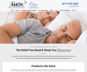 Fortworthsnoringandsleepcenter.com(Sleep Dentist Fort Worth) Screenshot