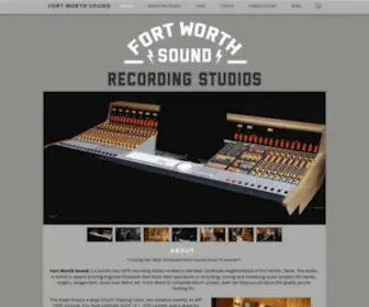 Fortworthsound.com(Fort Worth Recording Studios) Screenshot