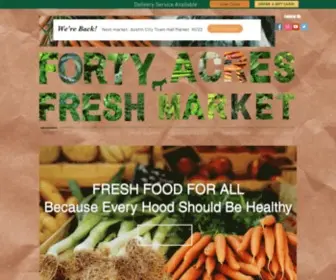 Fortyacresfreshmarket.com(Fresh Produce) Screenshot