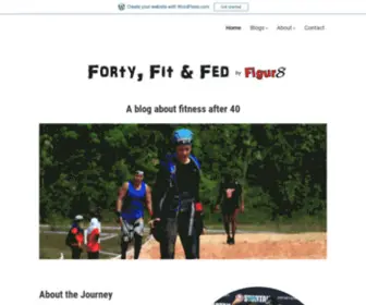 Fortyfitfed.com(A blog about fitness after 40) Screenshot