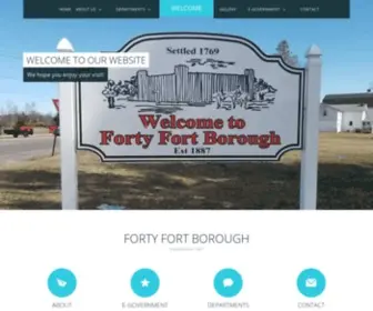 Fortyfort.org(Forty Fort Borough) Screenshot