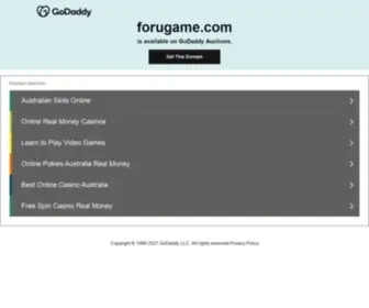 Forugame.com(风云传奇私服发布网) Screenshot