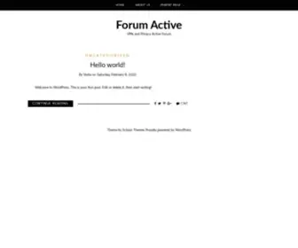 Forum-Aktiv.com(VPN and Privacy Active Forum) Screenshot