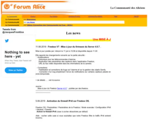 Forum-Alice.info(Les news) Screenshot