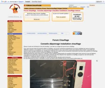 Forum-Chauffage.com(Forum chauffage) Screenshot