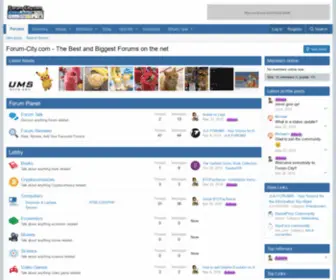 Forum-City.com(The Best and Biggest Forums on the net) Screenshot