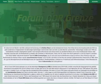 Forum-DDR-Grenze.de(Forum DDR Grenze) Screenshot