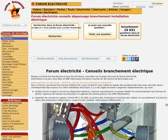 Forum-Electricite.com(Forum électricité) Screenshot