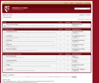 Forum-Fcmetz.com(Page d’accueil) Screenshot
