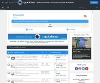 Forum-Generationmobiles.net(Génération mobiles) Screenshot