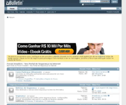 Forum-Invaders.com.br(Forum Invaders) Screenshot