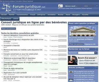 Forum-Juridique.net(Forum Juridique Gratuit) Screenshot