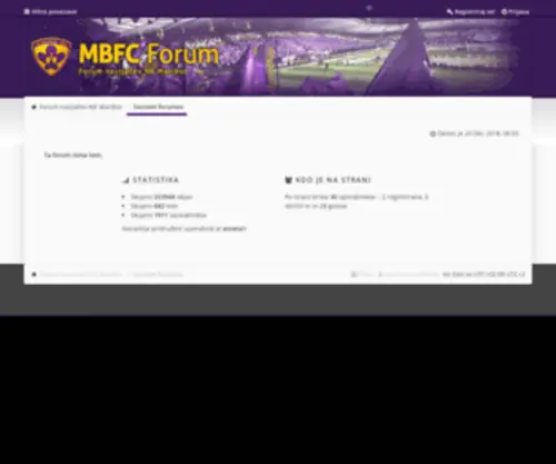 Forum-MBFC.si(FORUM NK MARIBOR) Screenshot