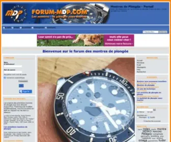 Forum-MDP.com(Forum de discussion Montres de Plongée) Screenshot