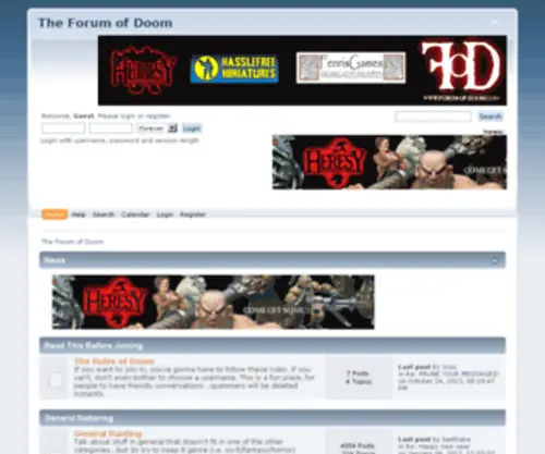 Forum-OF-Doom.com(The Forum Of Doom) Screenshot