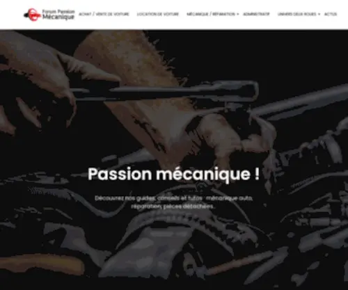 Forum-Passion-Mecanique.fr(Le guide qui vous oriente pour toute opération sur un véhicule) Screenshot