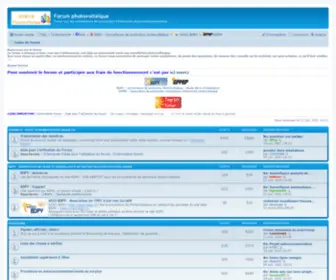 Forum-Photovoltaique.fr(Forum photovoltaïque) Screenshot