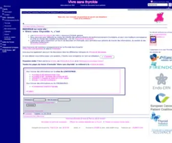 Forum-THyroide.net(Vivre sans thyroïde) Screenshot
