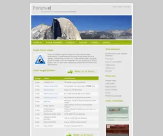 Forum-XL.nl(Gratis forum met onbegrensde mogelijkheden) Screenshot