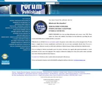 Forum123.com(Wholesale Merchandise Supplier Directories) Screenshot