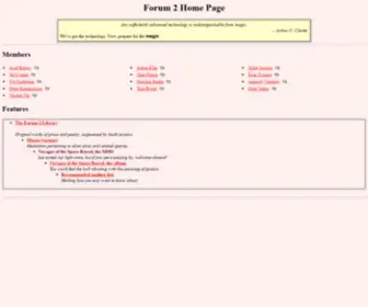 Forum2.org(Forum 2) Screenshot