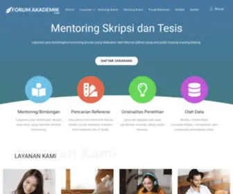 Forumakademik.com(Jasa Mentoring) Screenshot